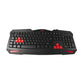 Tastatur mit Maus Tacens MCP1 Schwarz Rot Schwarzweiß Schwarz/Rot Qwerty Spanisch