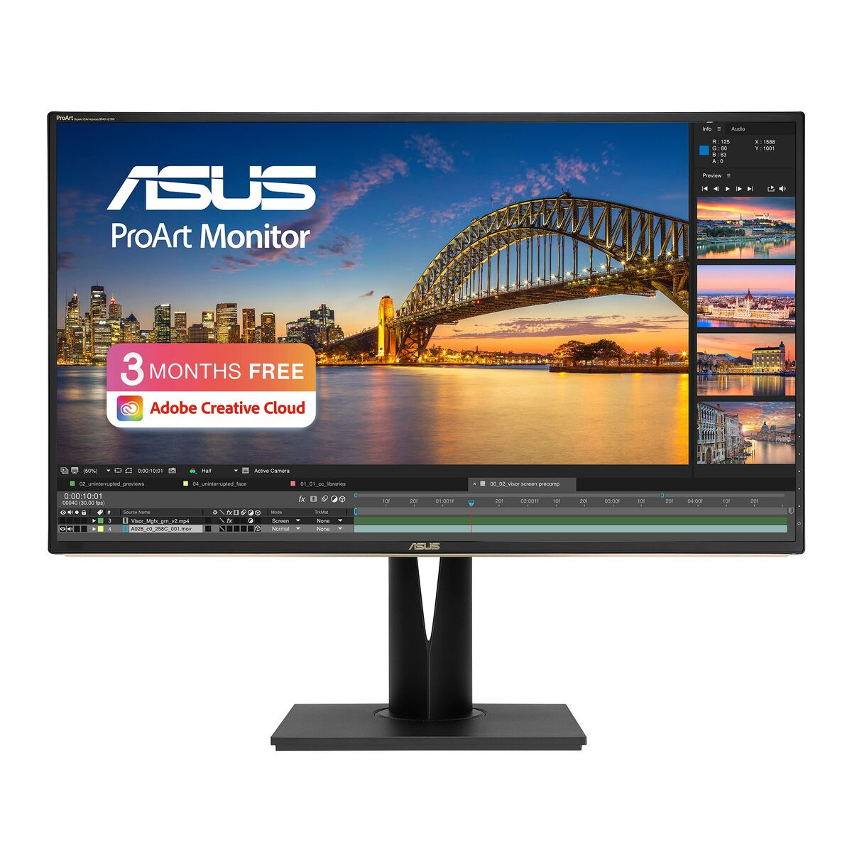 Écran Asus ProArt PA329C 32" IPS LCD Flicker free