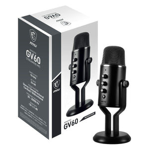 Microphone MSI PER IMMERSE GV60 STREAMING MIC Black