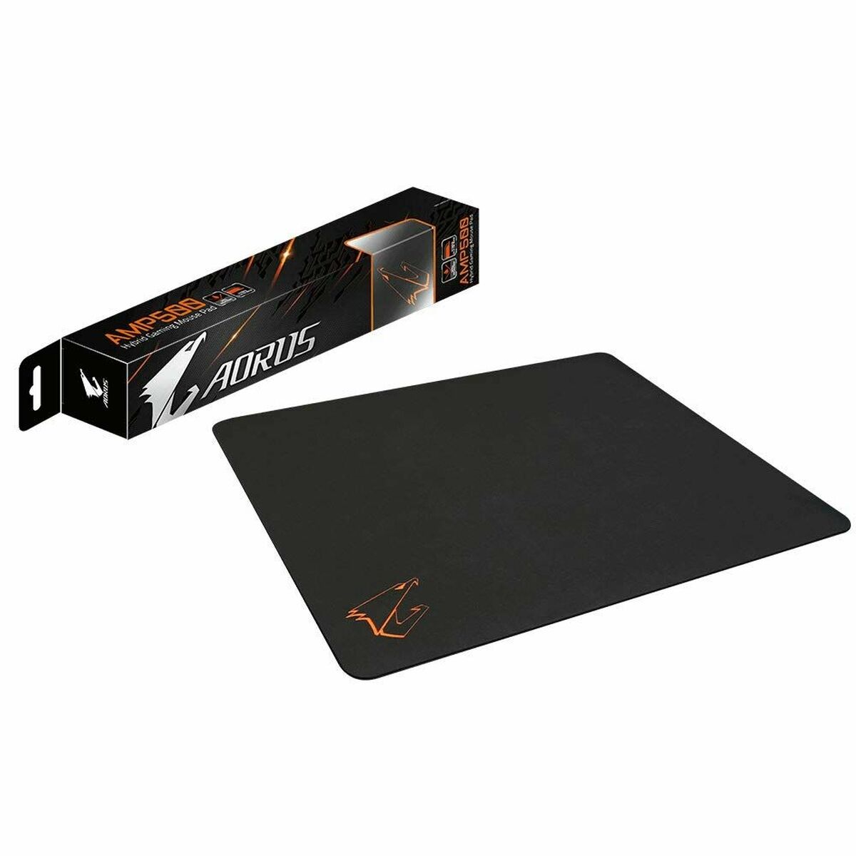 Tapis Antidérapant Gigabyte AMP500 43 x 37 x 18 mm Orange/Noir Noir/Orange Multicouleur