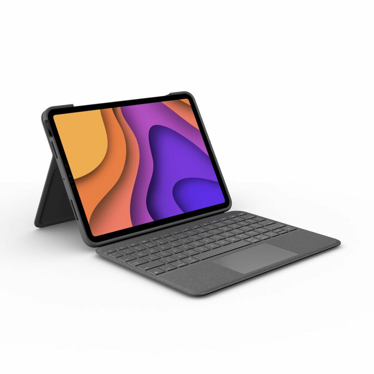 Tastatur Logitech iPad Air 2020 Grau Qwerty Spanisch