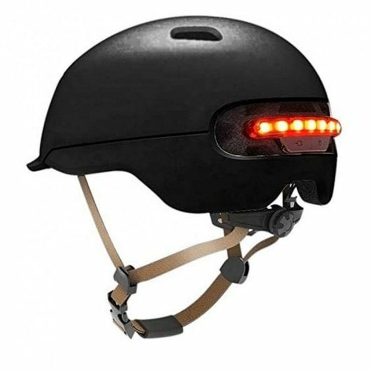 Casque pour Trottinette électrique Noir Lumière LED