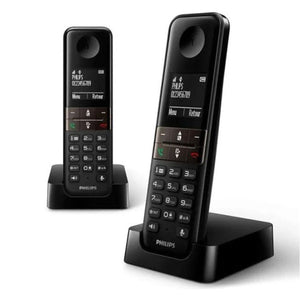 Téléphone Sans Fil Philips D4702B/34 Duo 1,8" DECT (2 pcs)