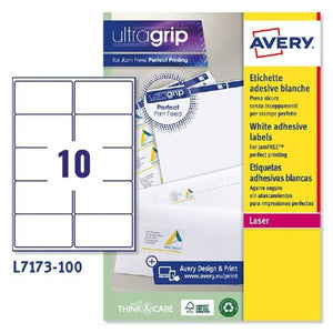 Etiquettes pour Imprimante Avery L7173 Blanc 100 Volets 99,1 x 57 mm (5 Unités)