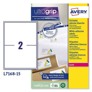 Drucker-Etiketten Avery L7168 Weiß 15 Bettlaken 199,6 x 143,5 mm (5 Stück)