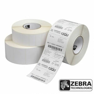 Etikettenrolle Zebra 880026-127 102 x 127 mm Weiß