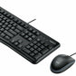 Keyboard Logitech Desktop MK120 QWERTY Black Portuguese