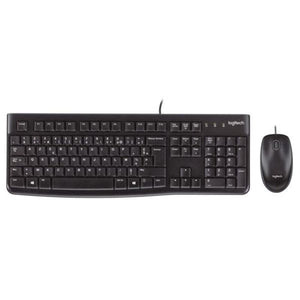 Clavier et Souris Optique Logitech 920-002562 Noir Anglais QWERTY