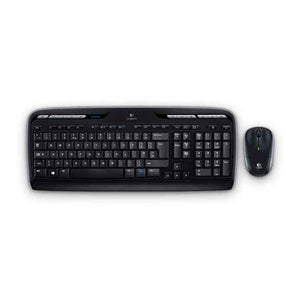 Clavier et souris sans fil Logitech MK330 Noir Espagnol Qwerty