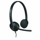 Headphones with Microphone Logitech 981-000475           USB 1,8 m Black