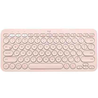 Clavier sans fil Logitech K380  Rose Espagnol Qwerty