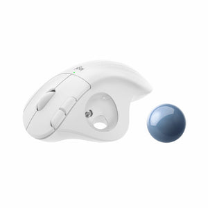 Souris Logitech ERGO M575 Blanc Noir