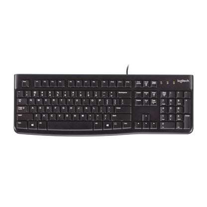 Clavier Logitech K120 Qwerty UK Noir