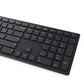 Keyboard and Mouse Dell KM5221WBKB-SPN Black Spanish Qwerty