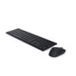 clavier et souris Dell KM5221WBKB-SPN Noir Espagnol Qwerty