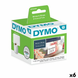 Drucker-Etiketten Dymo S0722440 54 x 70 mm LabelWriter™ Weiß (6 Stück)