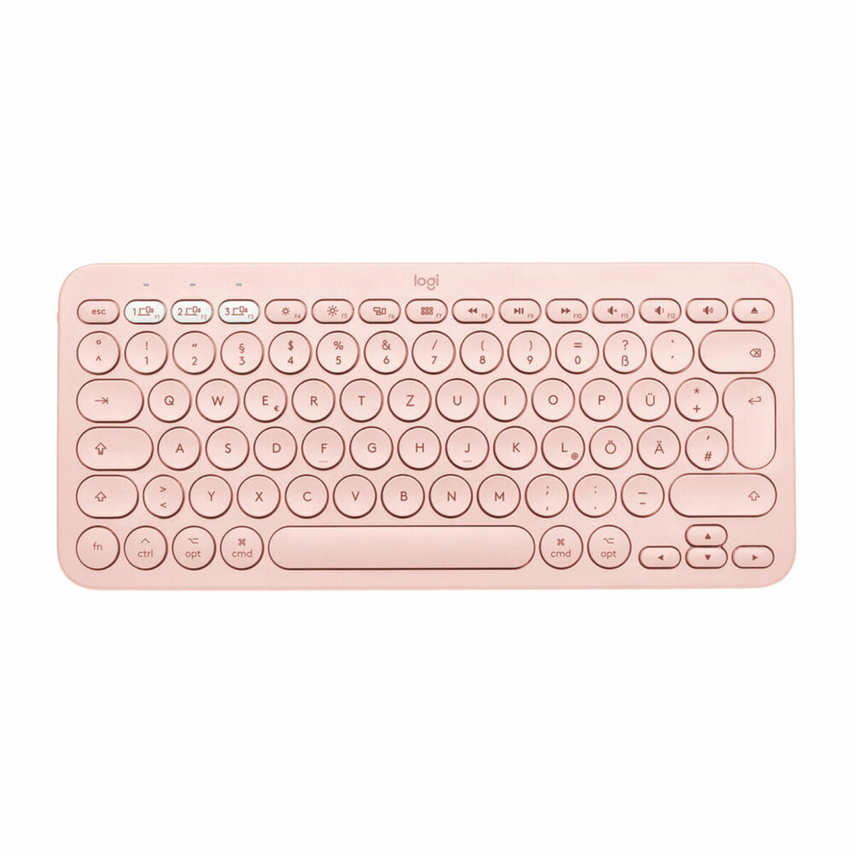 Tastatur Logitech 920-010400 Rosa Qwerty Spanisch