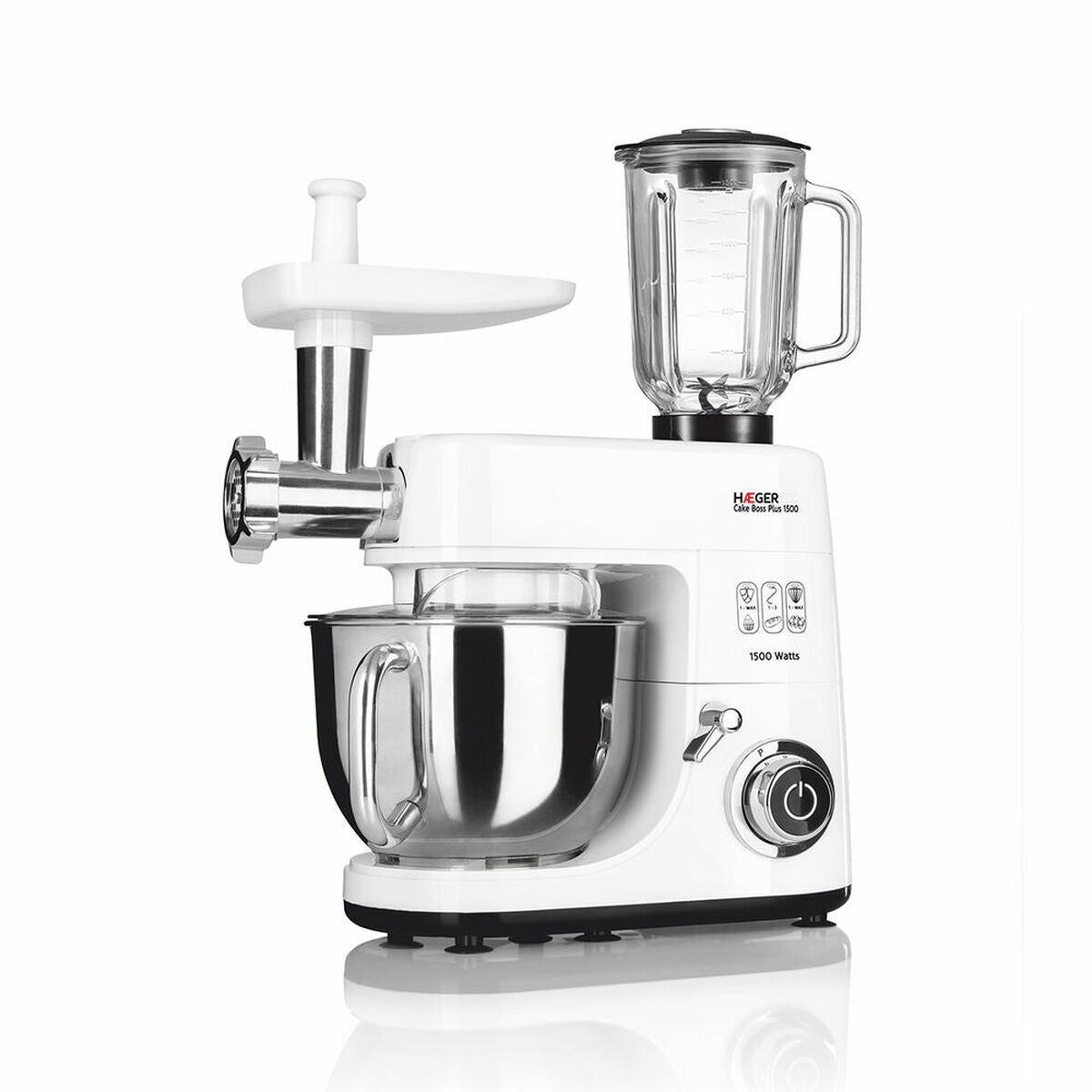 Mixeur/mélangeur de pâte Haeger CAKE BOSS PLUS 1500 W