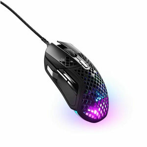 Mouse SteelSeries Aerox 5 Schwarz Gaming LED-Lichter Mit Kabel