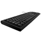 Clavier V7 KU200FR Noir Français AZERTY