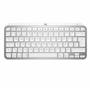 Tastatur Logitech 920-010523 Weiß Grau Silberfarben Qwerty Spanisch