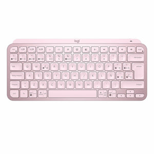 Tastatur Logitech 920-010813 Rosa Qwerty Spanisch