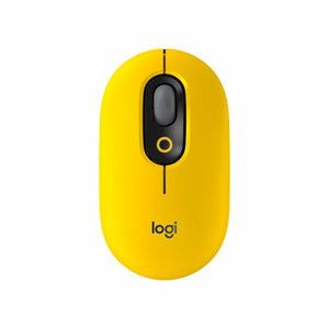 Mouse Logitech POP Mouse with emoji Gelb