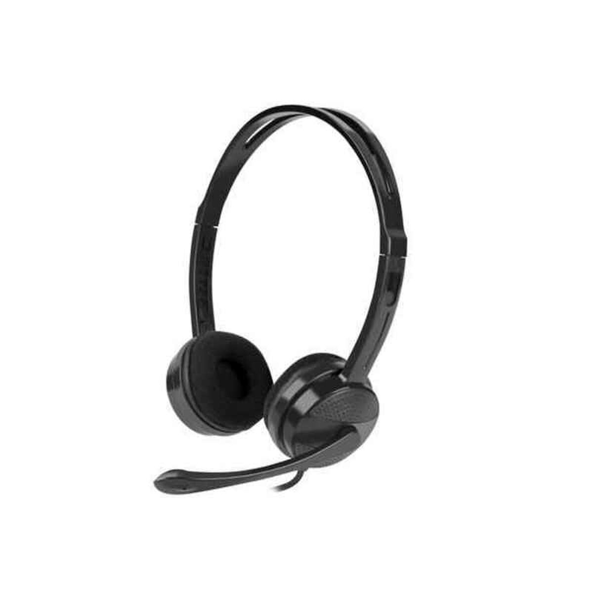 Headphones with Microphone Natec Canary Black