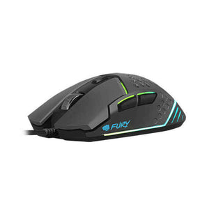 Gaming Maus Fury NFU-1654 RGB 6400 DPI Schwarz