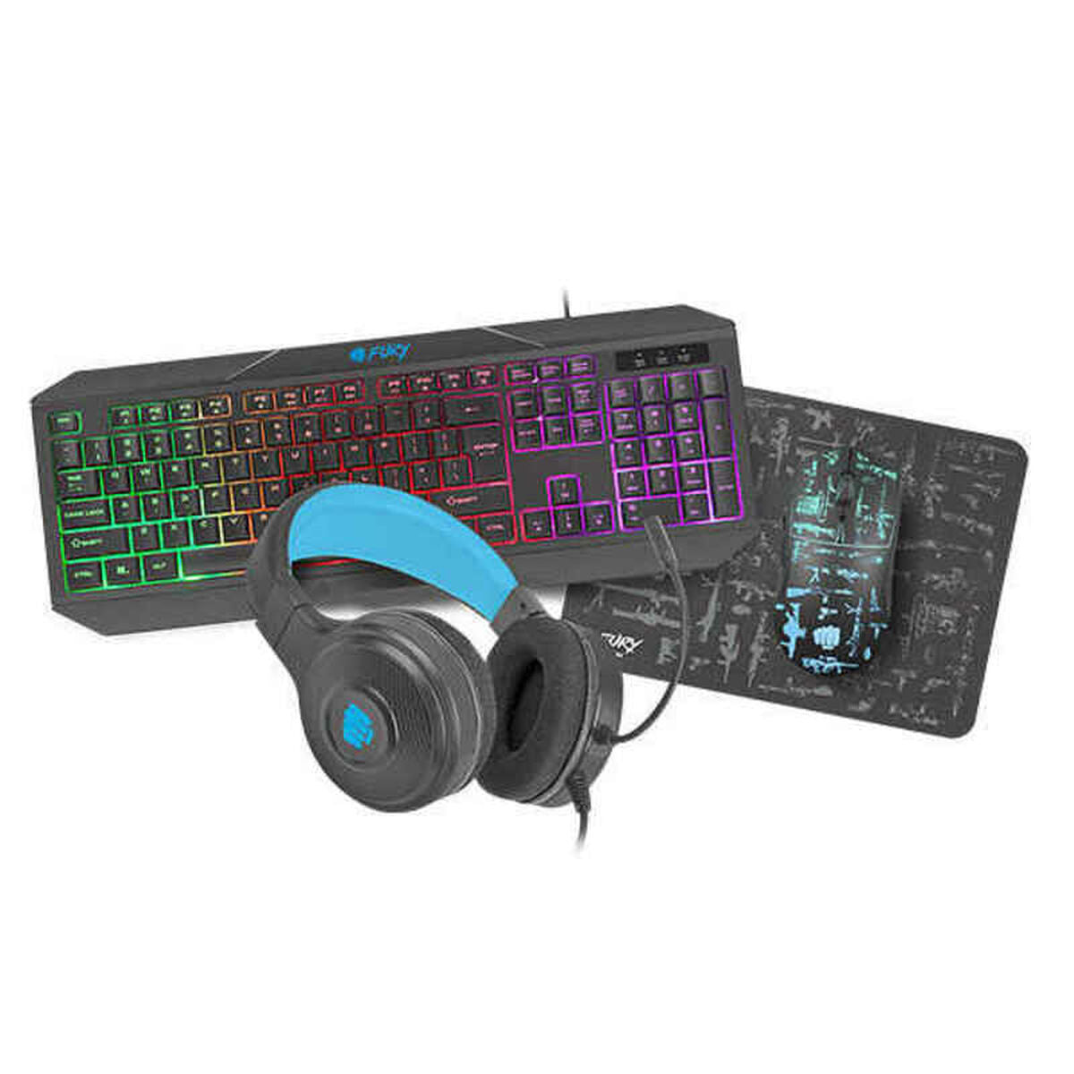 Clavier et Souris Gaming Fury NFU-1677