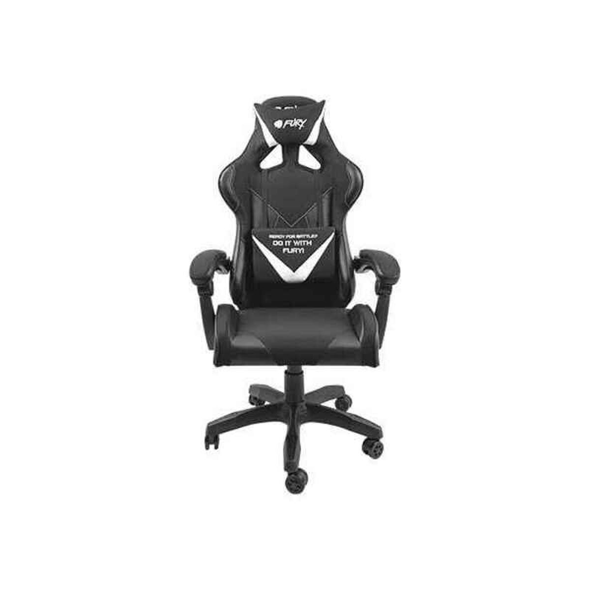 Chaise de jeu Fury NFF-1711 Noir Blanc