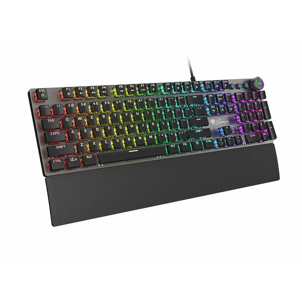 Clavier pour jeu Genesis THOR 401 LED RGB Noir Espagnol Qwerty