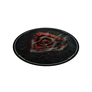 Tapis Gaming Genesis Tellur 400 - Lava Ronde Ø 100 cm