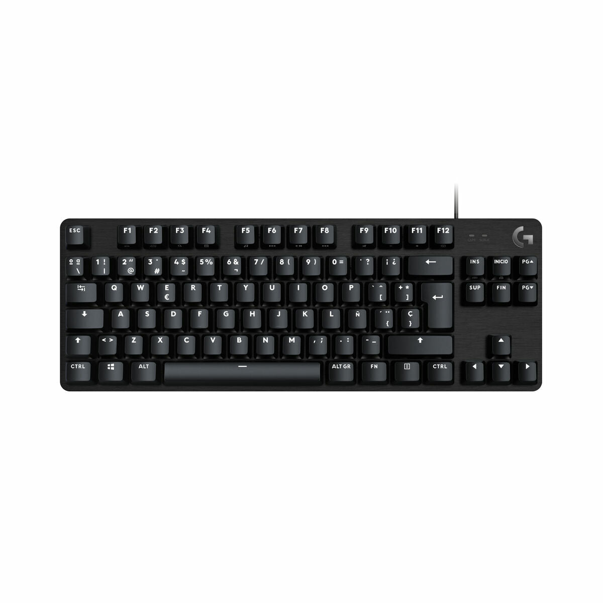 Gaming Tastatur Logitech G413 TKL SE Qwerty Spanisch Schwarz