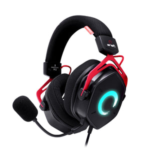 Casques avec Microphone FR-TEC Enso Noir Rouge Multicouleur