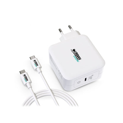 Wand-Ladegerät + USB-Kabel C Urban Factory GSC10UF Weiß