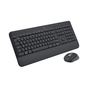 Keyboard and Wireless Mouse Logitech 920-011001 Black Azerty French