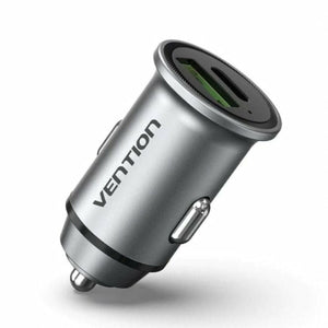 Car Charger Vention FFBH0 20 W Grey