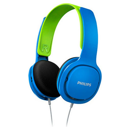 Casque audio Philips (3.5 mm) Bleu Pour les garçons Avec câble