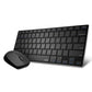 Clavier et souris sans fil Rapoo 00192077 Noir Noir/Argenté