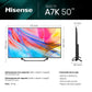 TV intelligente Hisense 50A7KQ 50" 4K Ultra HD D-LED QLED