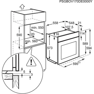 Four multifonction AEG BES331111M 72 L LCD 2780W 72 L