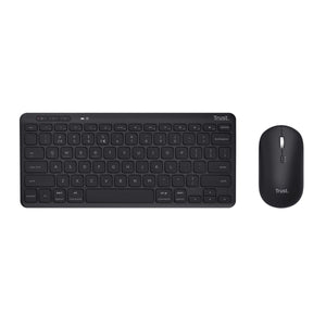 clavier et souris Trust 25061 Noir Espagnol QWERTY