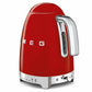 Bouilloire Smeg 2400 W 1,7 L Rouge Acier inoxydable Plastique