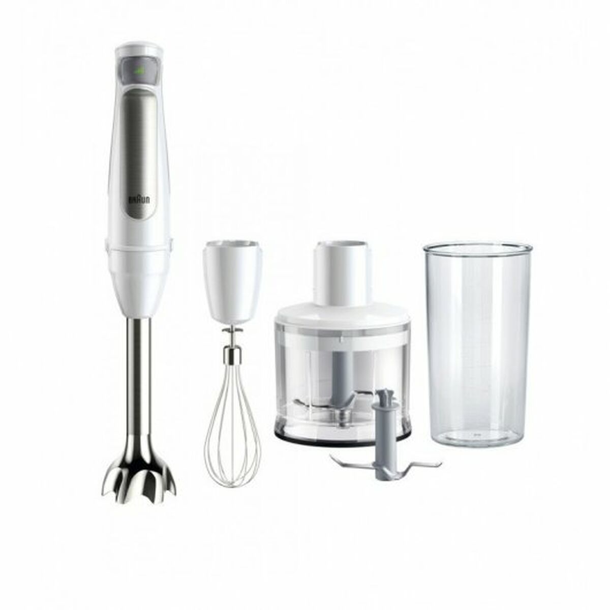 Multifunktions Handmixer mit Zubehör Braun MQ7035IWH Weiß 1000 W