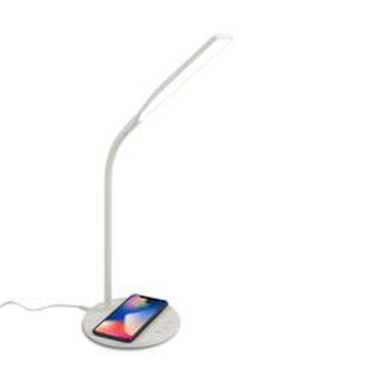 LED Lamp with Wireless Charger for Smartphones Celly WLLIGHT10WWH