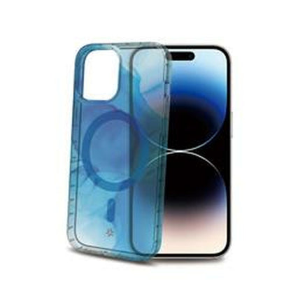 Handyhülle Celly iPhone 15 Pro Blau Durchsichtig