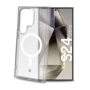 Mobile cover Celly White Transparent Galaxy S24 Ultra