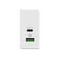 Chargeur de batterie Celly TCUSBC45WWH Blanc