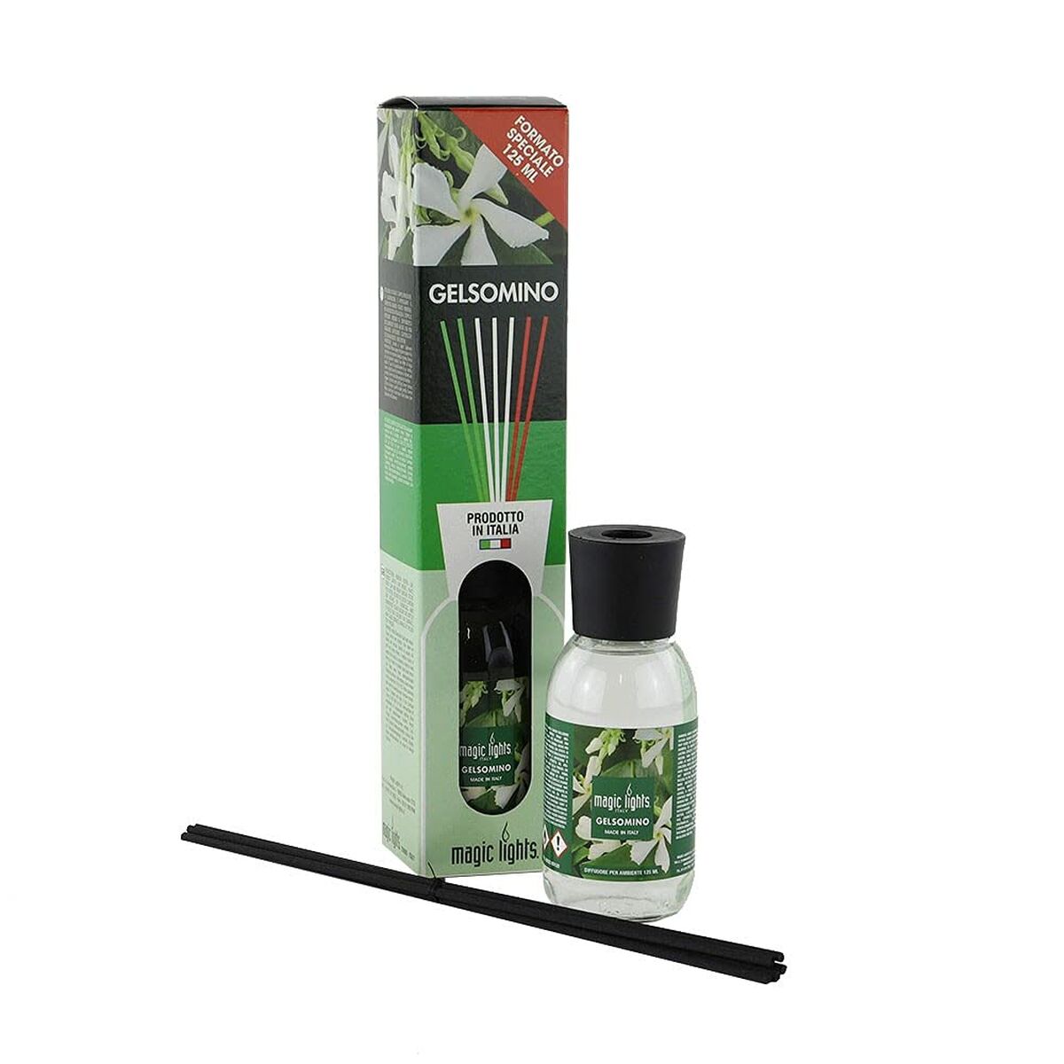 Désodorisant Magic Lights Mikado Fleurs blancs (125 ml)